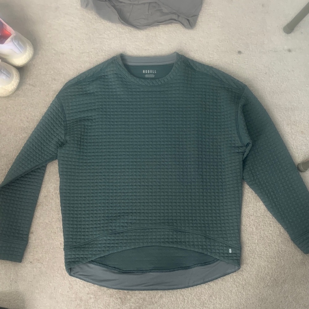 Nobull Women’s Turquoise Waffle Pullover